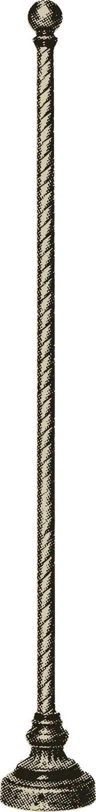 A carousel pole